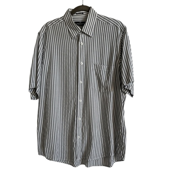 Men's Bugatchi short sleeve shirt size L - Picture 1 of 6